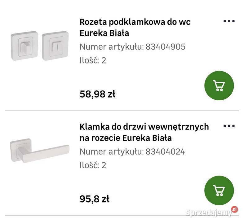 Drzwi z ościeżnicą klamka zamkiem Classen podkarpackie Mielec