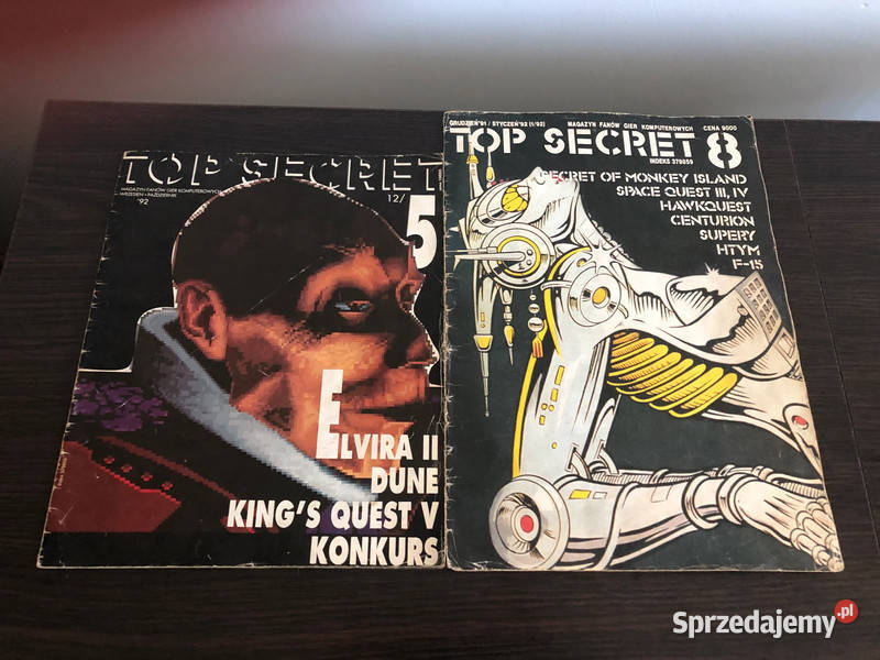 4 magazyny gier komputerowych top secret z lat Krosno