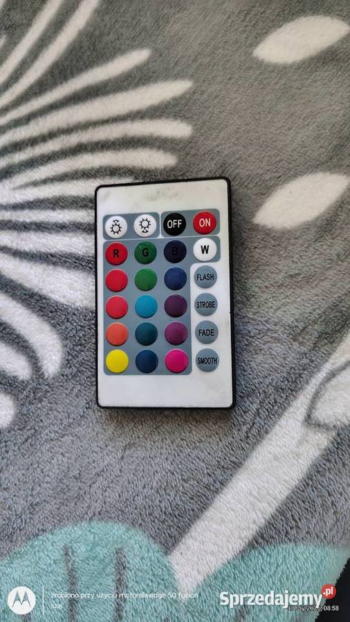 Łóżko z Eco skóry z oświetleniem Sosnowiec