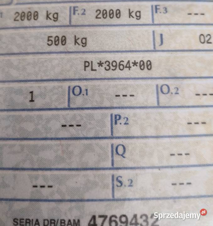 Laweta Boro DMC2000 garbatka 2x4m ocynk Lublin lubelskie