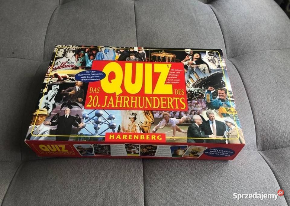 Gra planszowa Das Quiz des 20 jahrhunderts Wiek od 9 Planszowe opolskie Opole