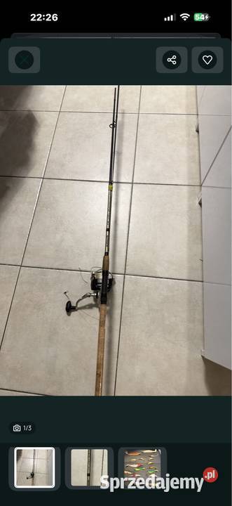Wędka spiningowa plus akcesoria Bytom