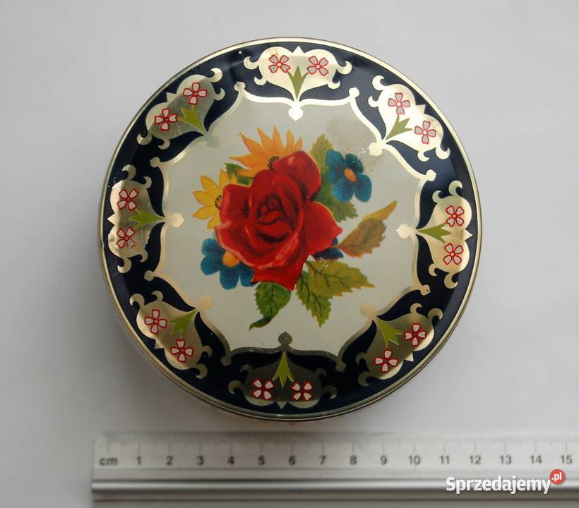 Stara puszka Kambly ciastka Szwajcaria vintage Lublin