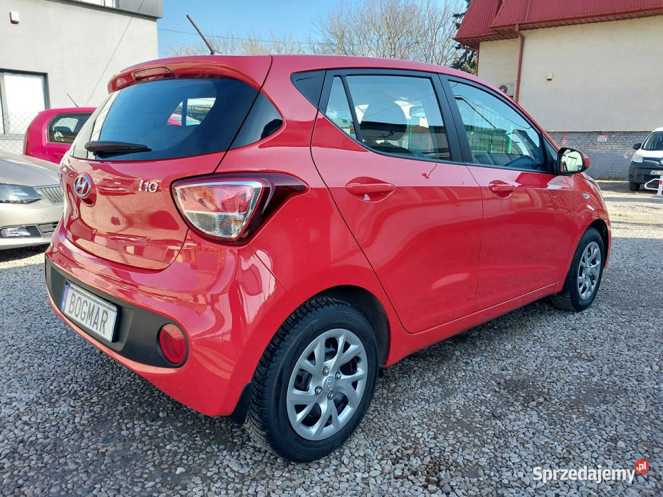 Hyundai i10 AUTOMAT SALON 1 wł Bezwypadkowy czerwony i10 Warszawa