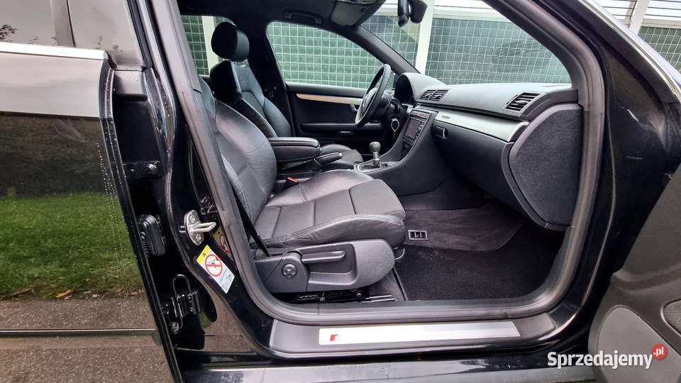 AUDI A4 B7 20TDI BRD Quattro 170 2007 FULL SLINE czarny podkarpackie Humniska