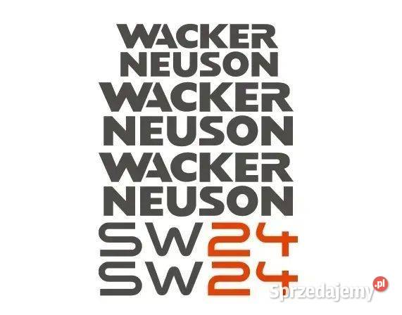 Naklejki oklejenie Wacker Neuson SW24 Zamiennik Janików