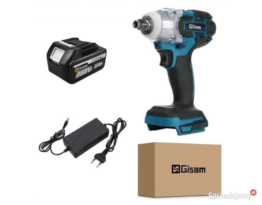 Zakrętarka udarowa 18V 500 Nm komplet aku Gdańsk sprzedam