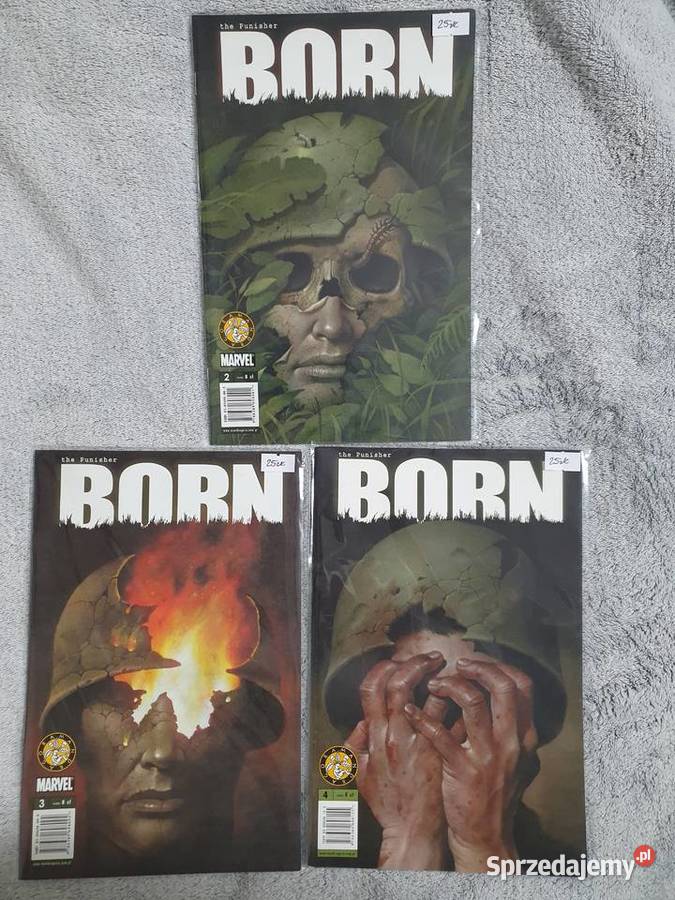 The Punisher Born 3 komiksy wydawnictwo Rok wydania 2005 Gdynia