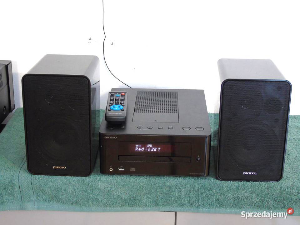 Wieża Onkyo pilot USB mp3 CD RDS AUX kol DOSTAWA Jasło