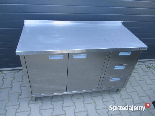 Stół Gastronomiczny Drzwi Otwierane 3 Szuflady Ostrów Wielkopolski