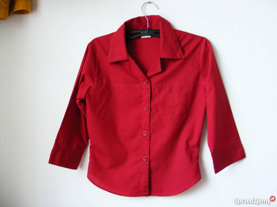 Bluzka bordowa koszulowa Mocnane R 36 Oborniki Śląskie
