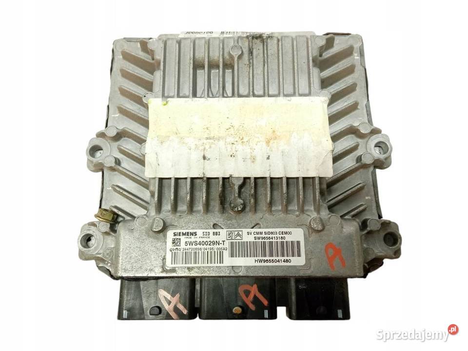 STEROWNIK SILNIKA 9656413180 Peugeot 307 Sterowniki sprzedam