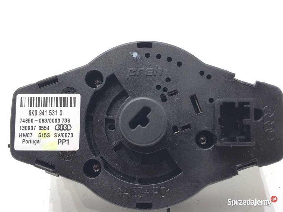 WŁĄCZNIK ŚWIATEŁ AUDI A5 8T 8K0941531G 0717