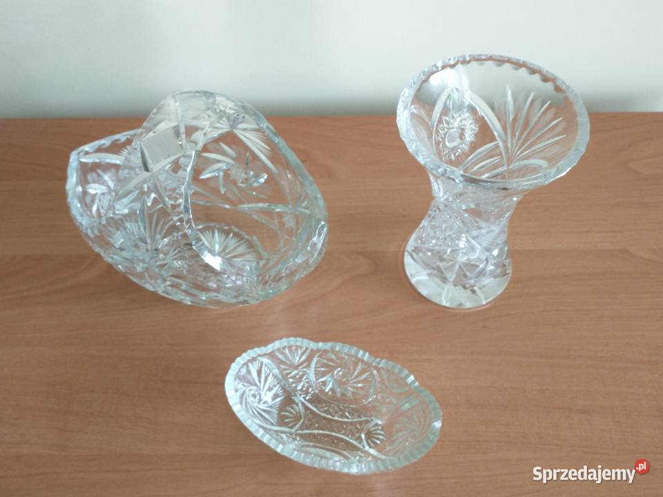 Szlifowane kryształy Porcelana i szkło łódzkie Łódź