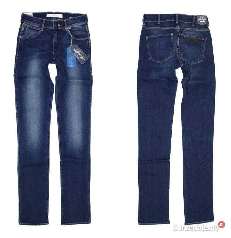 Damskie jeansy Wrangler Caitlin Regular Slim Spodnie Tarnowskie Góry