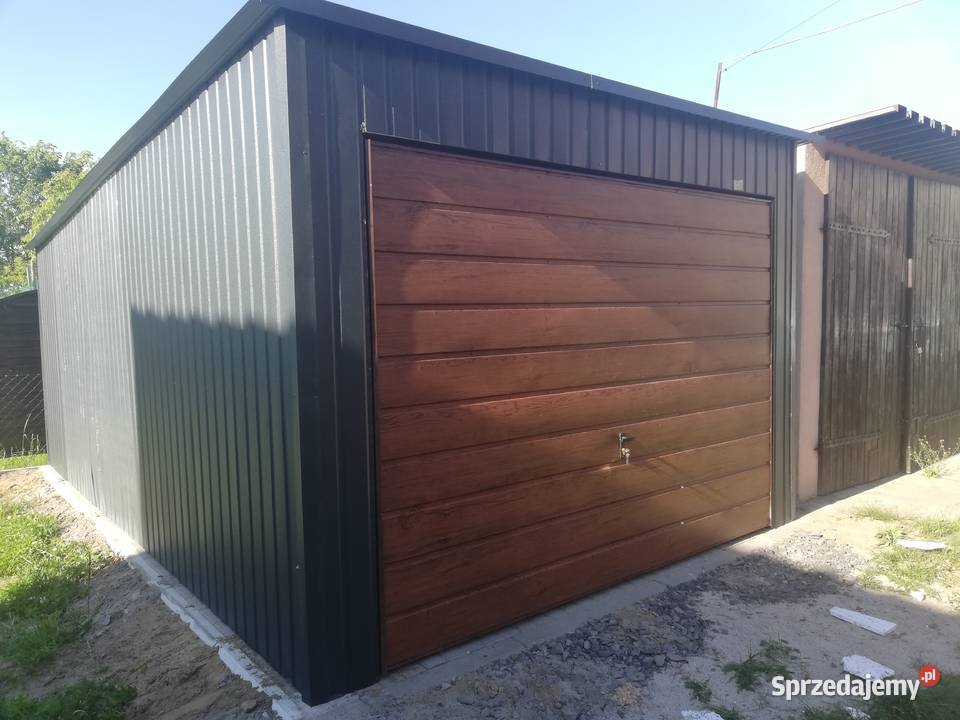 85B Garaż Blaszany Drewnopodobny Garaże Blaszane Włodawa