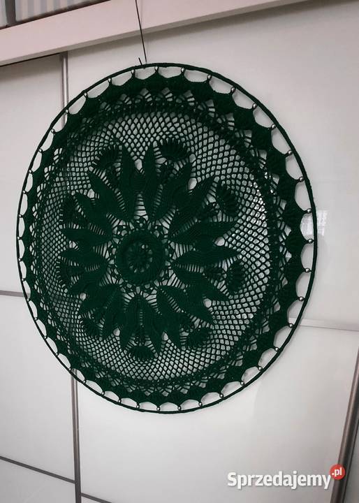 Zielona mandala 3D 85 Łapacz snów