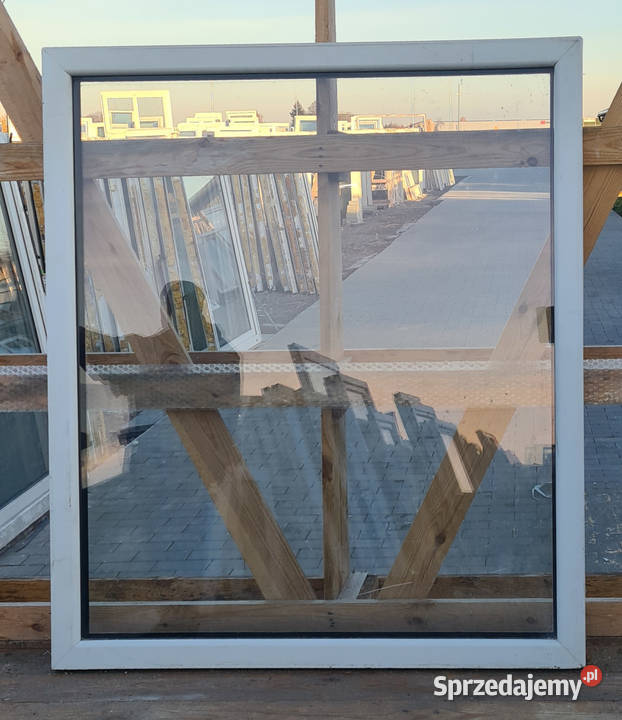 OKNA KacprzaK Witryna 114X131 FIX Używany PCV Lublin