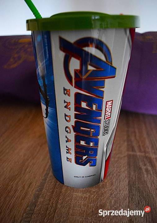 Kubek kinowy Avengers Koniec gry Endgame plakat kujawsko-pomorskie Chełmno