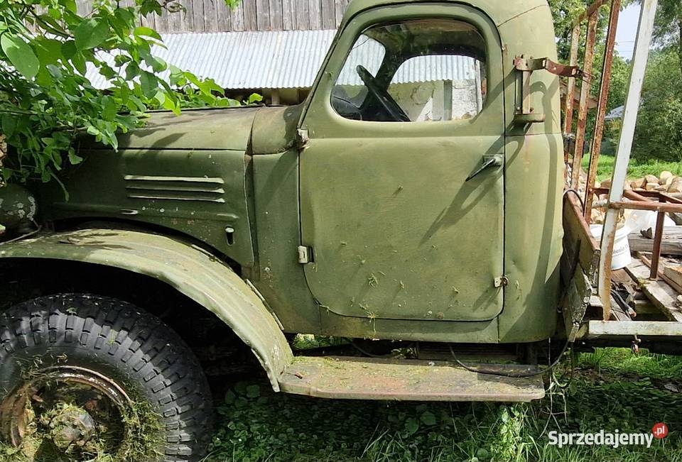 ZIŁ 157 wojskowa ciężarówka Ustrzyki Dolne