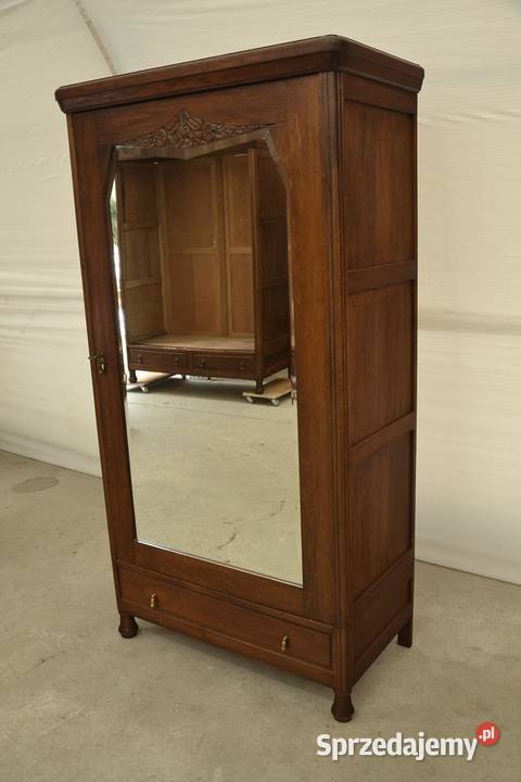 szafa bieliźniarka lustro secesja Poddębice
