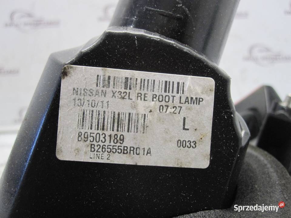 QASHQAI I J10 LIFT 11r lampa lewa tył w klapę Kielce