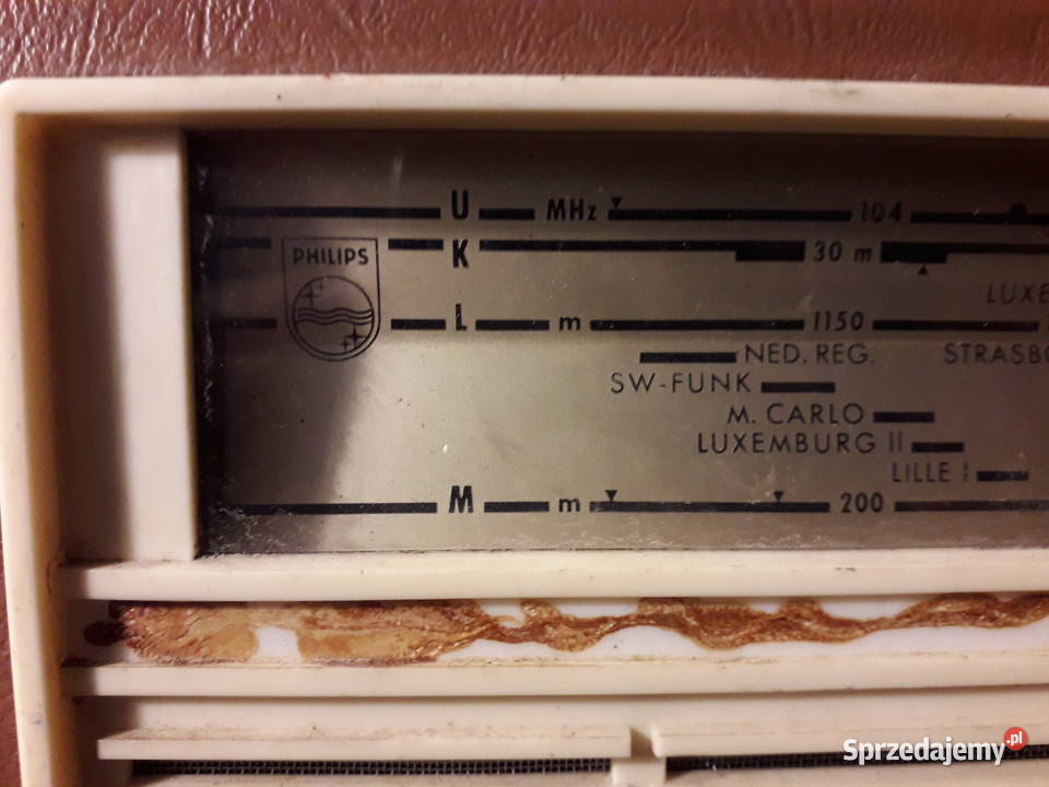 60s radio Philips All Transistor Warszawa