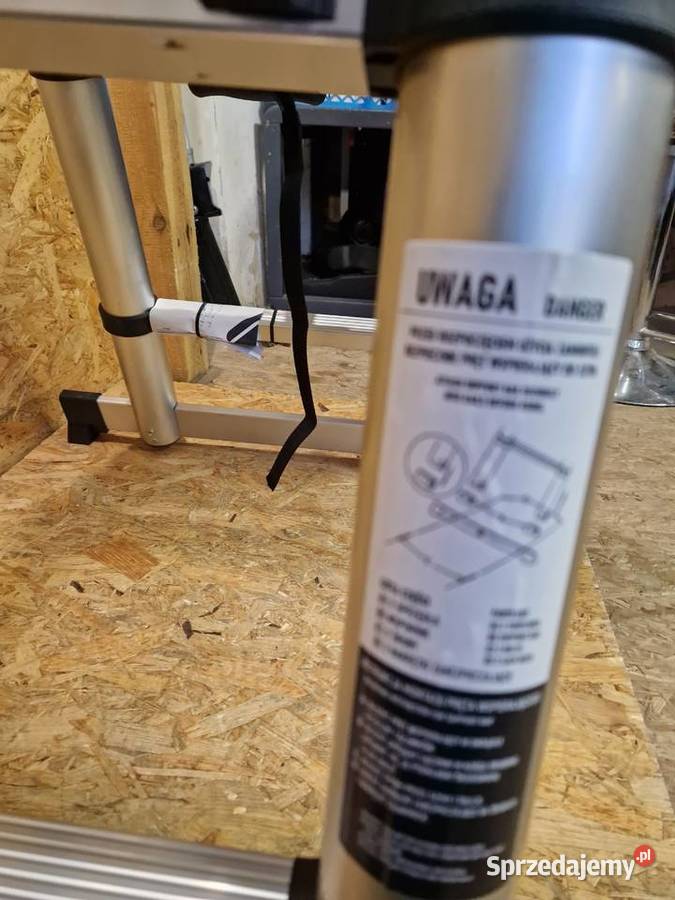 Drabina teleskopowa aluminiowa przegubowa 38m wielkopolskie