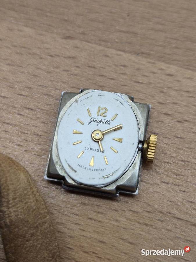 Zabytkowy damski zegarek Glashutte NRD Chorzów