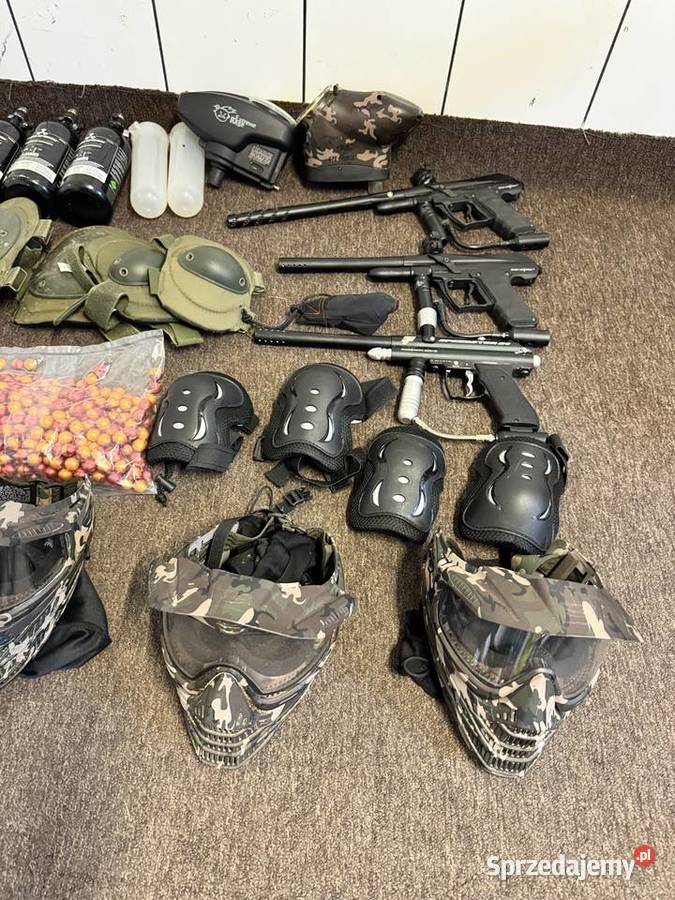 paintball marker butla co2 loader faty maski Sport i Wypoczynek Stare Boryszewo