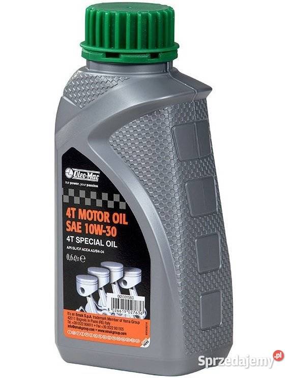 OLEOMAC 10W30 4T OLEJ SILNIKOWY 10W30 SAE30 05L Opalenica sprzedam