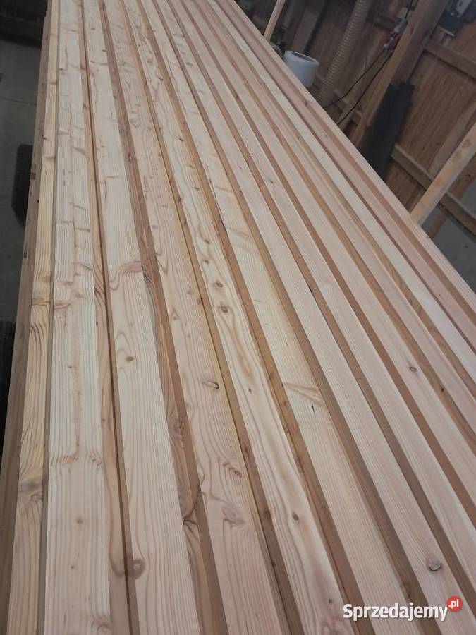 Lamele modrzew elewacja deska Łódź