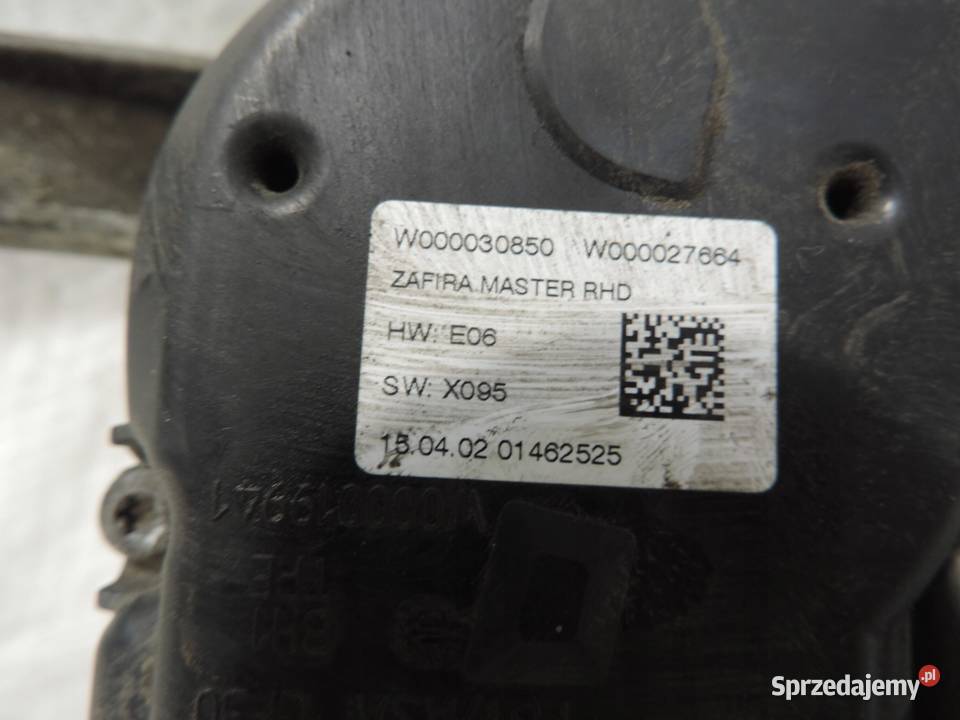 OPEL ZAFIRA C SILNICZEK MECHANIZM WYCIERACZEK Mechanizmy wycieraczek kujawsko-pomorskie
