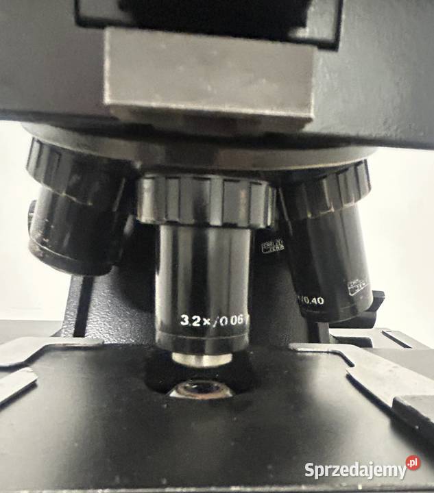 MIKROSKOP CARL ZEISS JENAMED II Obiektywy Elektronika