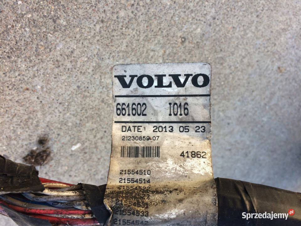 Instalacja Wiązka Deski Volvo FH4 21554510 Maszewo