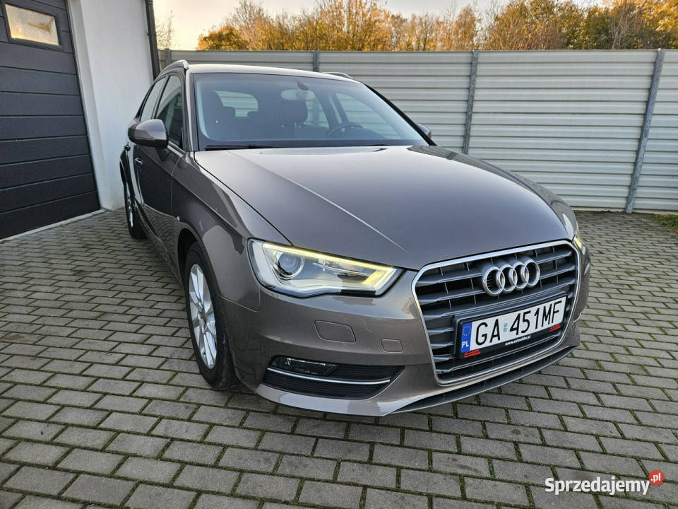Audi A3 14 TFSi 125 xenon BEZWYPADEK 5 drzwi czujnik parkowania Gdynia sprzedam