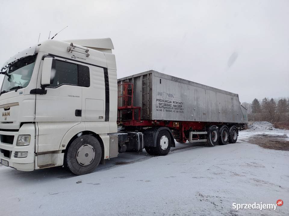 Usługi transportowe naczepą wywrotką Cimoszki