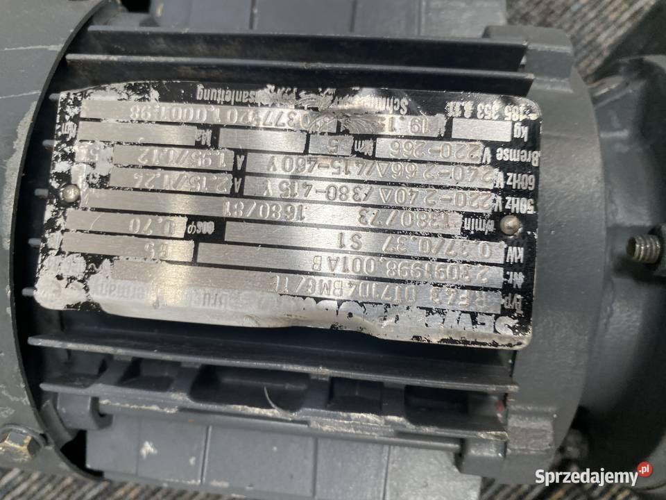 Motoreduktor SEW Eurodrive 037kW 73obr Produkcja Jelenia Góra