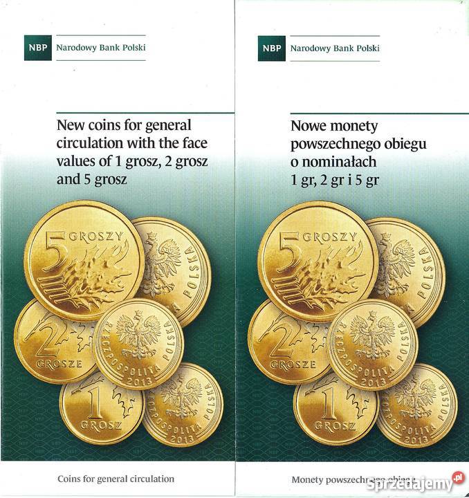Prospekt emisyjny monet 1 2 5 groszy 2013 ENG Kolekcje Łódź