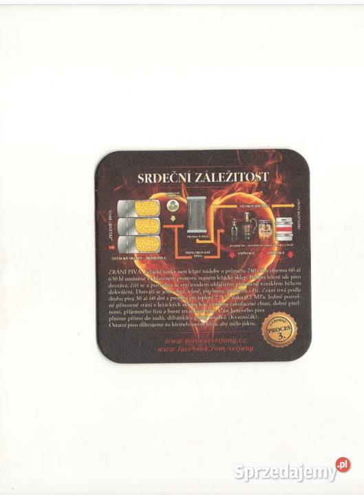 Svijany podstawka do piwa 15 Birofilistyka Gliwice