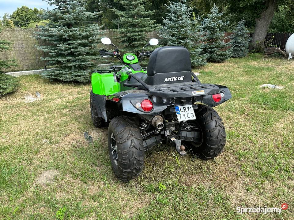 świetnego Quada Arctic cat dwuosobowego sprzedam lubelskie Ułęż