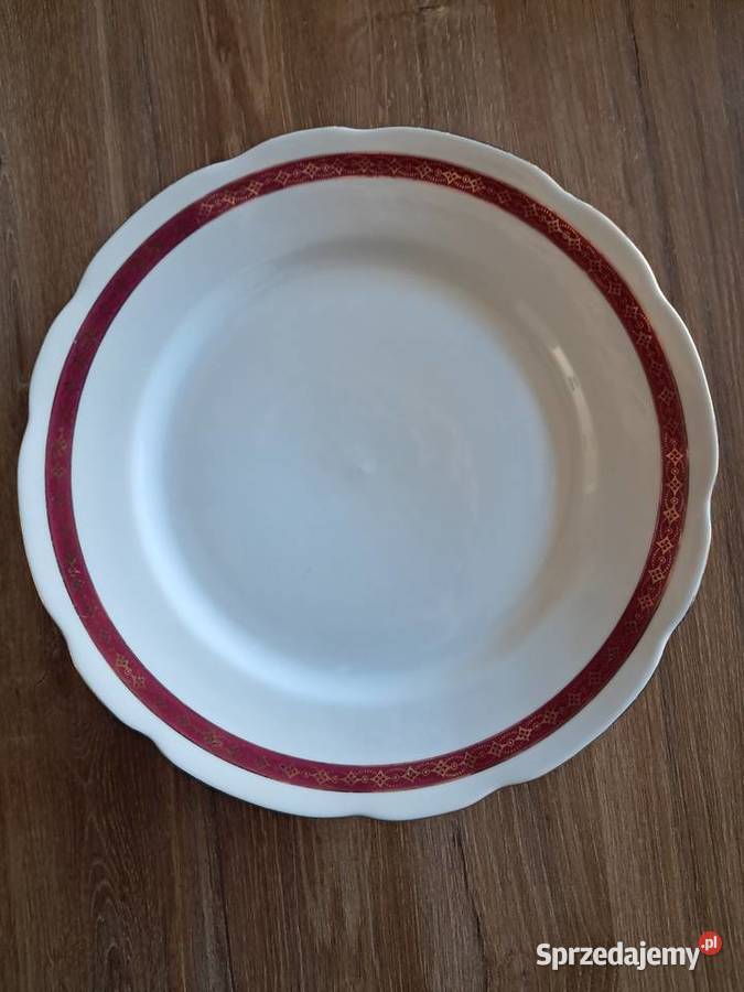 3 używane duże talerze z prlu wytwórnia Ćmielów świętokrzyskie Sandomierz