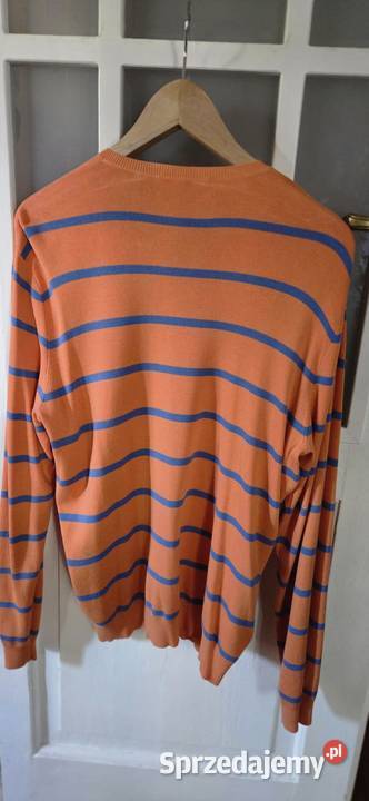Ralph lauren M sweter pomarańczowy bawełna M 100