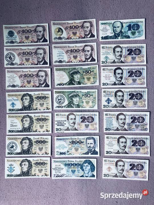 Banknoty Kolekcje banknotów łódzkie Łowicz