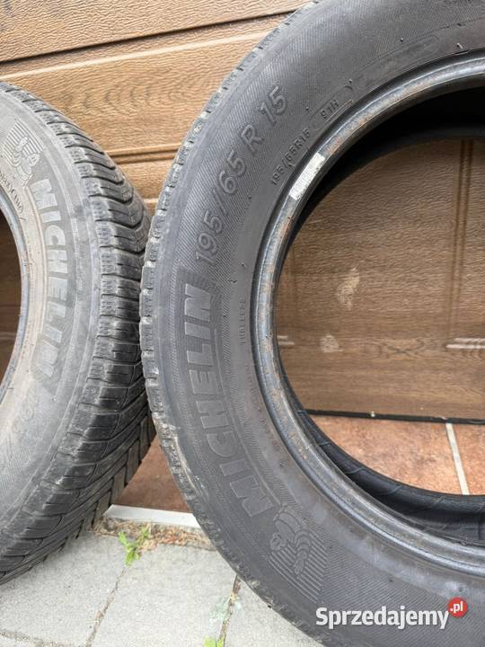 Opony Michelin używane rozmiar 19565 R15 śląskie Katowice sprzedam