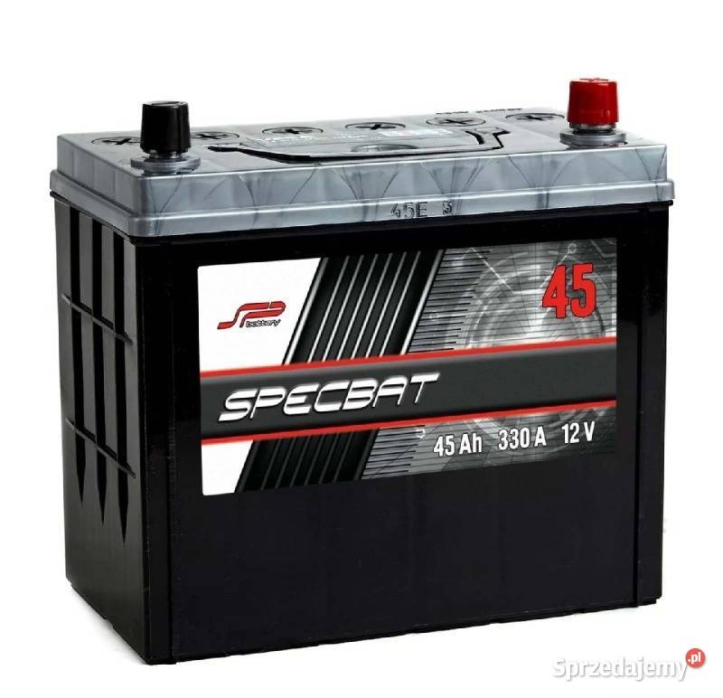 Akumulator 45Ah 330A EN Japan Specbat prawy plus