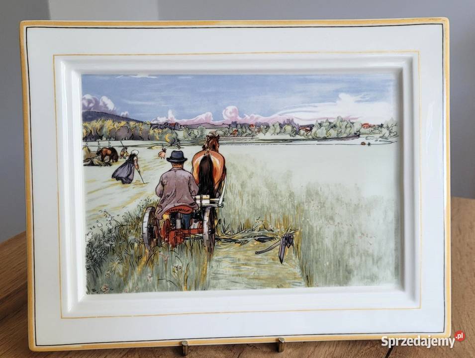 Uroczy obraz na porcelanowej płycie Villeroy małopolskie Kraków