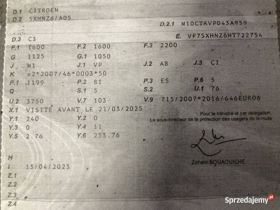 Citroen C3 Kamera autonomiczne parkowanie Wejherowo