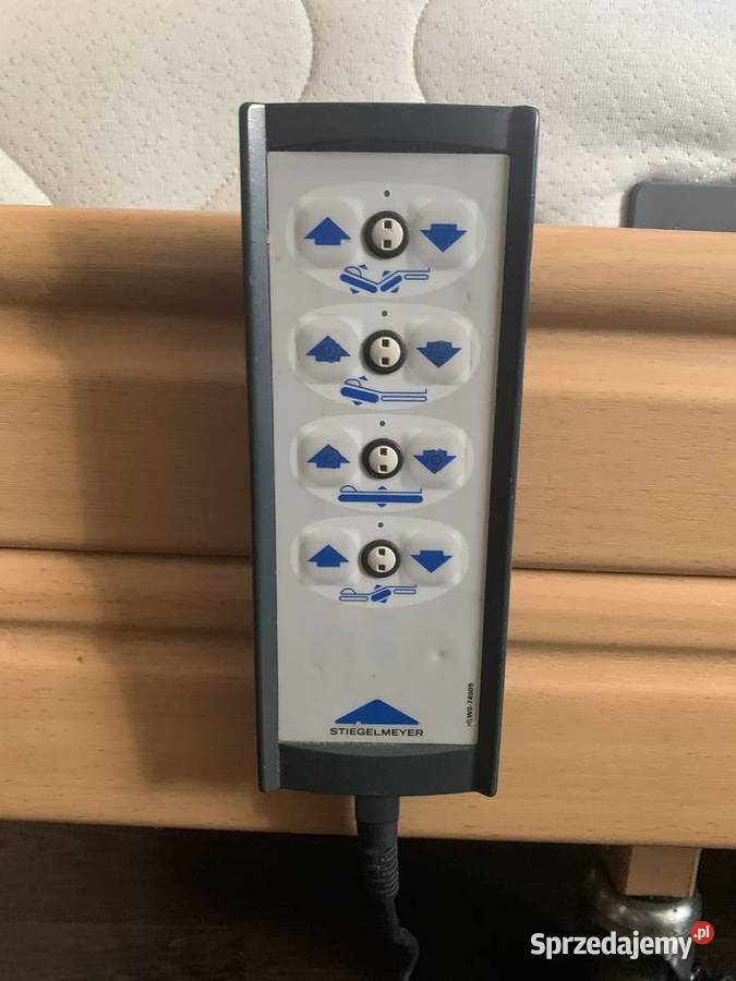 Łóżko medyczne na pilota Górno