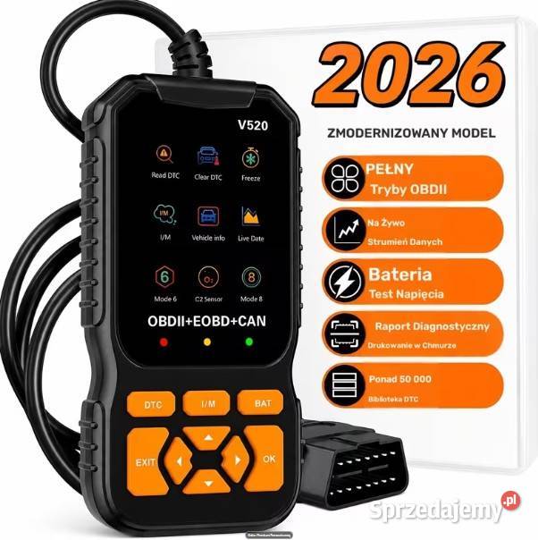 ODB2 model V520 Skaner diagnostyczny tester mazowieckie Warszawa